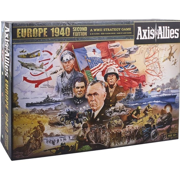 Axis&Allies Europe 1940 Second Edition WWII World War 2 Game Avalon Hill 2nd